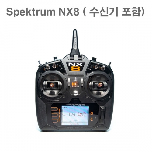 스펙트럼 8채널 항공 조종기 수신기 포함 NX8 Spektrum 8 Channel System w/ AR8020T Telemetry Receiver