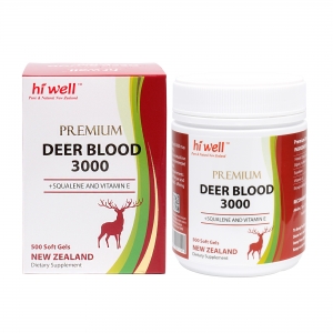 [무료배송]하이웰 프리미엄 녹혈 3000  500캡슐 (철분제 효과)뉴질랜드 생산 녹혈 현지배송 1통