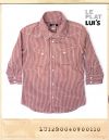LUI'S HIGH-NECK WESTERN CAPRI CHECK SHIRTS/루이스 하이넥 웨스턴 7부체크셔츠