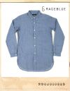 RAGE BLUE LONG POCKET DENIM SHIRTS/레이지블루 롱포켓 데님셔츠
