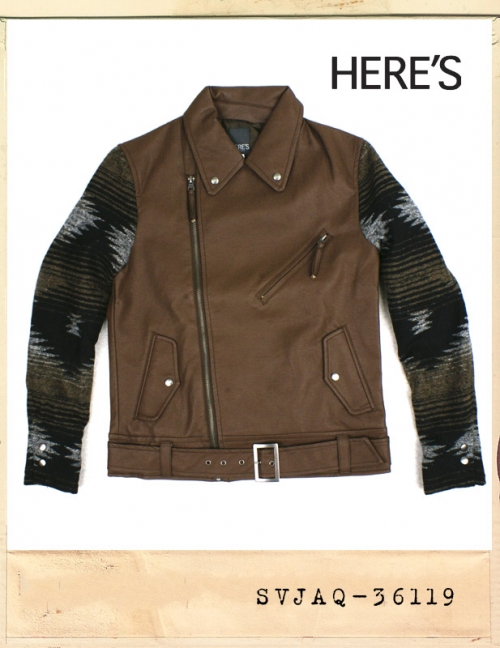 HERE'S F-LEATHER RIDERS JACKET/히어즈 레더 라이더스자켓